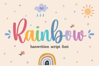 Stunning Rainbow Font Ideas for Creative Design Projects