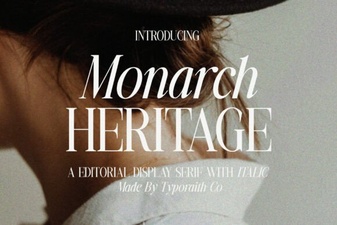 Monarch Heritage Font – Classic Serif Typeface for Elegant Designs