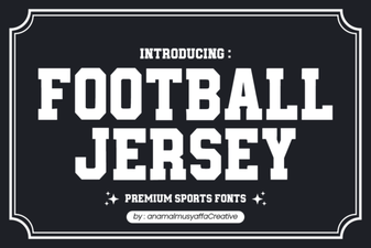 Best Football Jersey Font Styles for Custom Design Projects